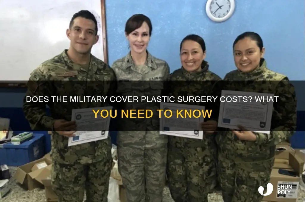 will military pay for plastic surgery