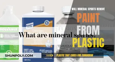 Mineral Spirits: Effective Paint Remover for Plastic Surfaces?