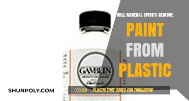 Can Mineral Spirits Safely Remove Paint from Plastic Surfaces?