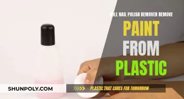 Removing Paint from Plastic with Nail Polish Remover?