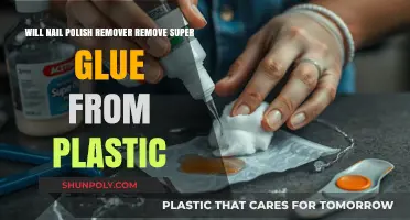 Can Nail Polish Remover Safely Dissolve Super Glue on Plastic Surfaces?