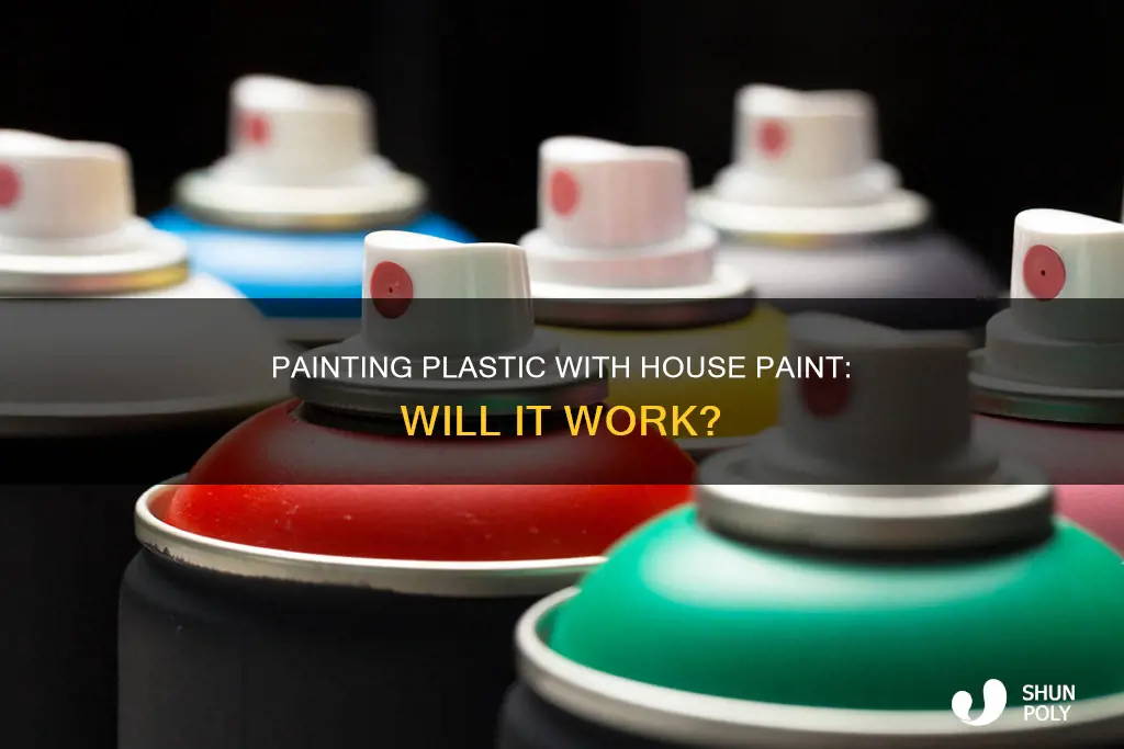 will normal house paint work on plastic