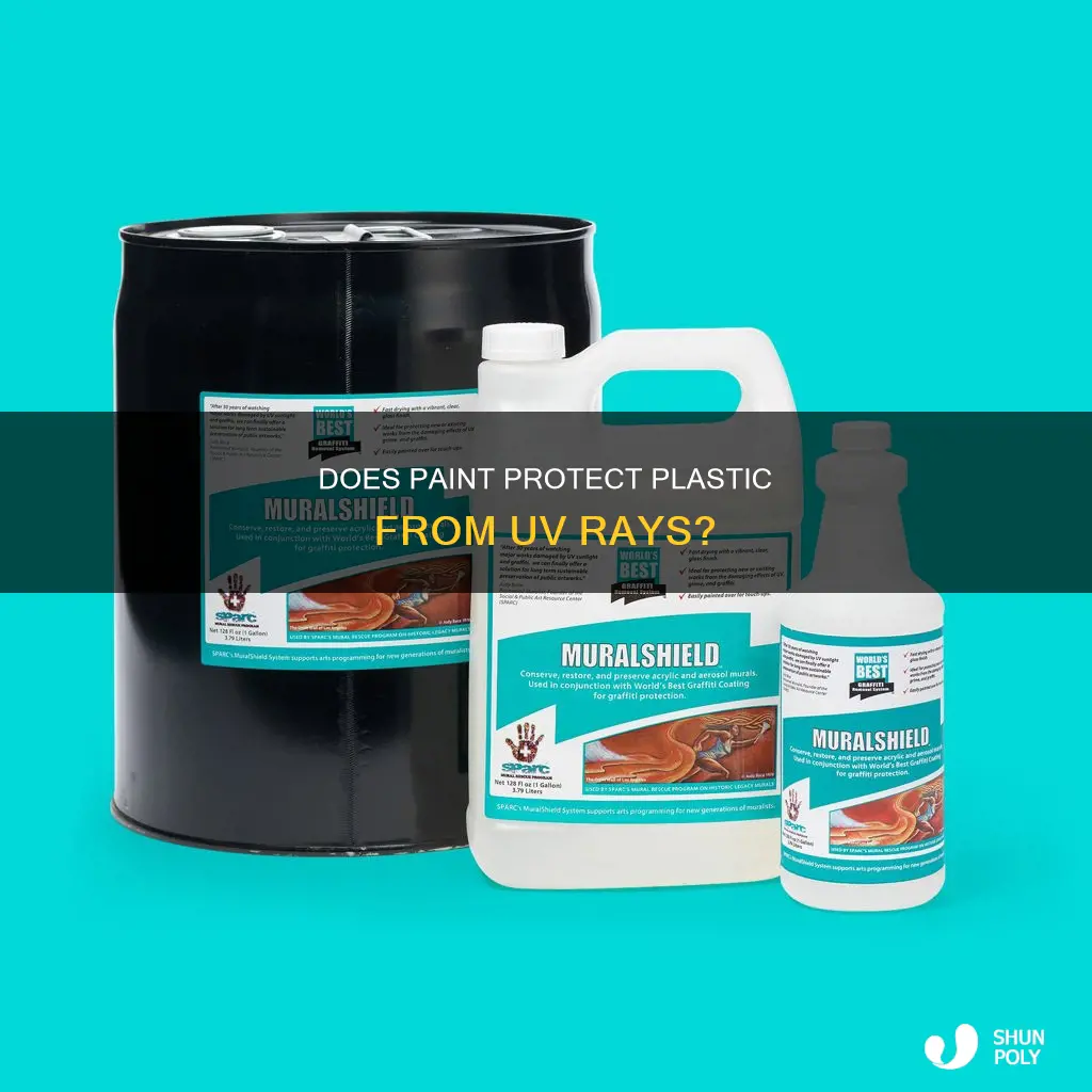 will paint protect plastic from uv rays