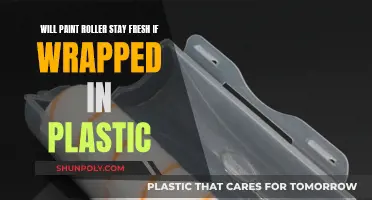 How to Keep Paint Rollers Fresh With Plastic Wrap