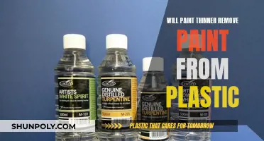 How to Remove Paint from Plastic with Thinner