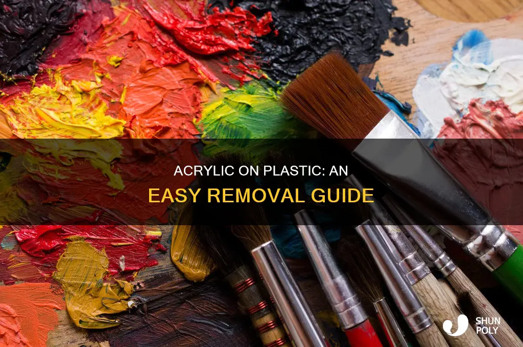 will painting on plastic with acrylic get off easly