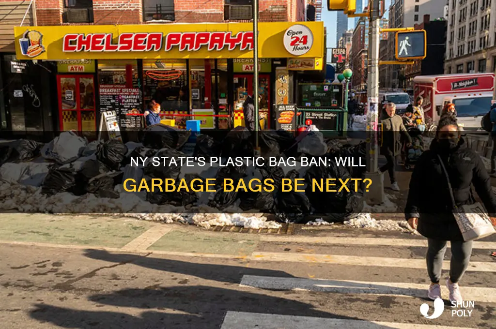 will plastic bags for garbage be banned in ny state