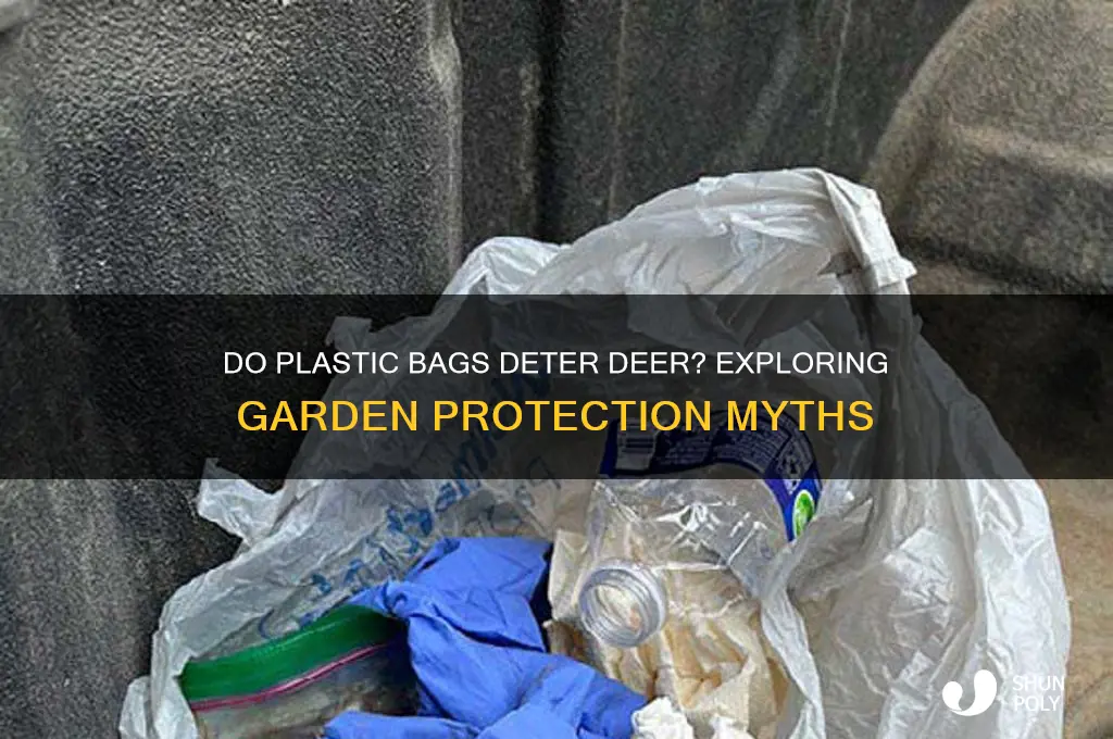 will plastic bags keep deer away