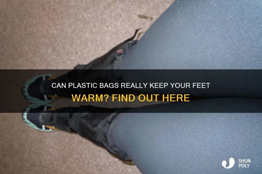 will plastic bags keep my feet warm