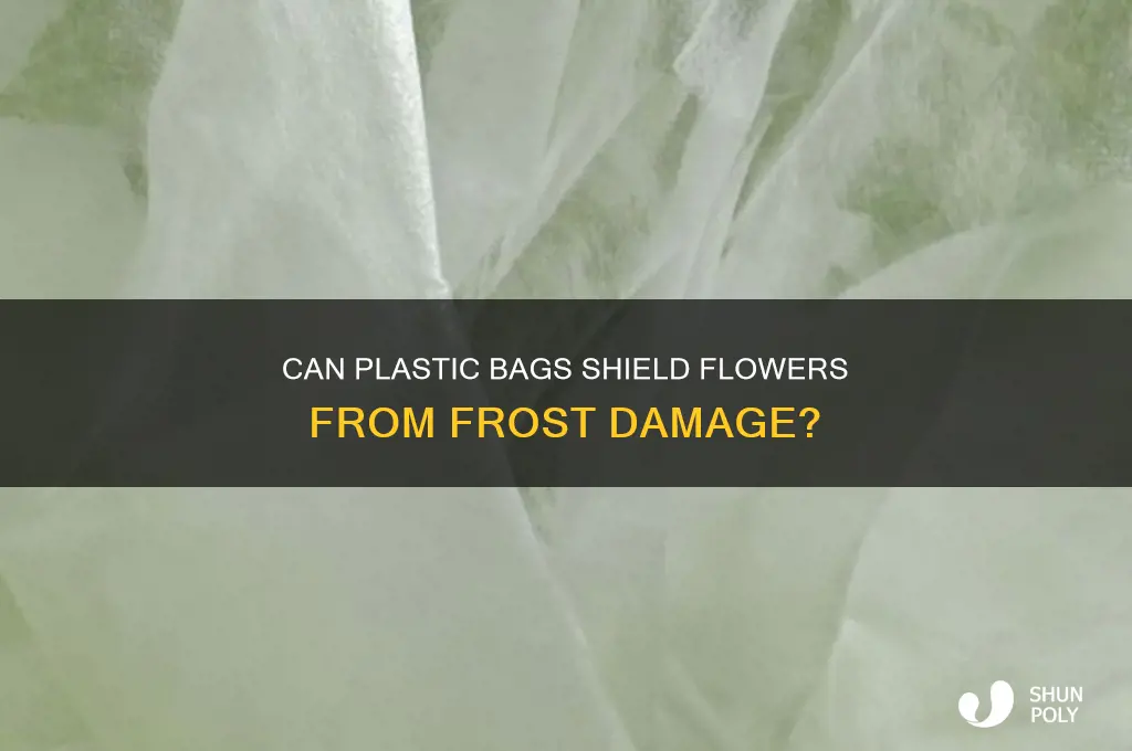 will plastic bags protect flowers from frost