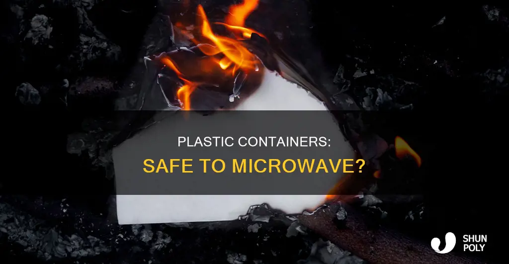 will plastic container melt in microwave