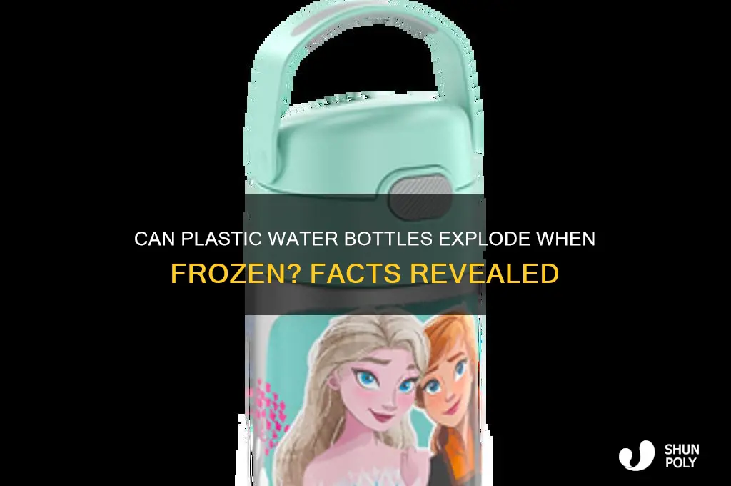 will plastic water bottles explode in the freezer