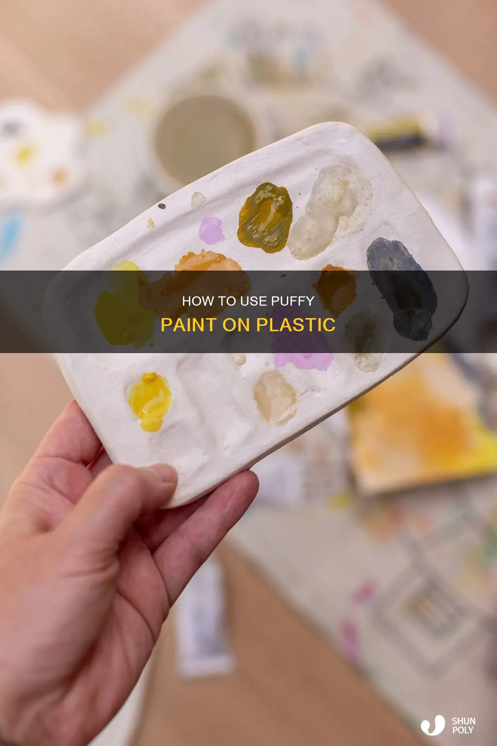 will puffy paint dry on plastic