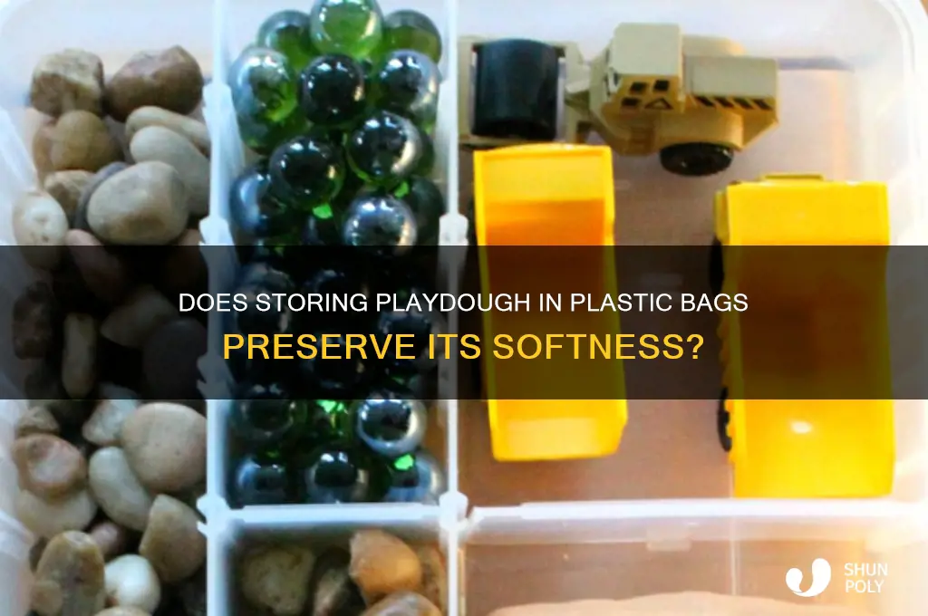 will putting playdough in a plastic bag keep it soft
