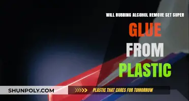 Can Rubbing Alcohol Dissolve Set Super Glue on Plastic Surfaces?