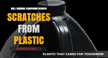 Can Rubbing Compound Effectively Remove Scratches from Plastic Surfaces?