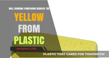 Can Rubbing Compound Restore Yellowed Plastic to Its Original Color?
