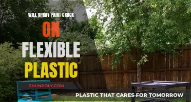 Spray Paint on Flexible Plastic: Will It Crack?