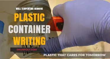 Terpentine's Effect on Plastic Containers