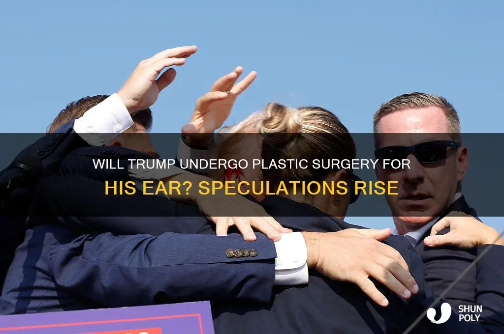 will trump have plastic surgery on his ear