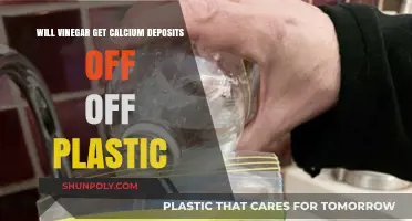 Can Vinegar Effectively Remove Calcium Deposits from Plastic Surfaces?