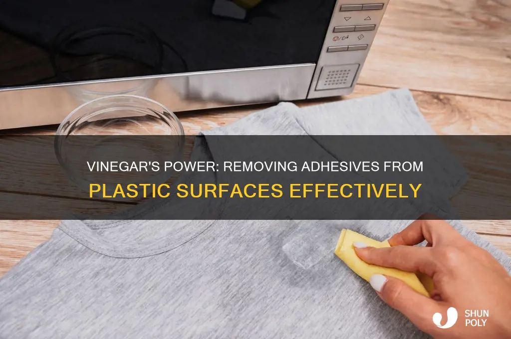 will vinegar remove adhesives from plastic howstuffworks