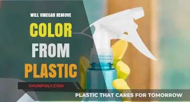 Can Vinegar Safely Remove Color Stains from Plastic Surfaces?