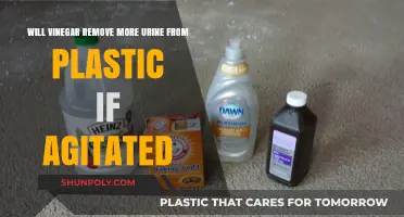 Agitating Vinegar: Enhancing Urine Removal from Plastic Surfaces Effectively