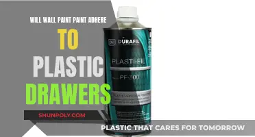How to Paint Plastic Drawers with Wall Paint