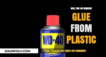 Can WD-40 Effectively Remove Glue from Plastic Surfaces?