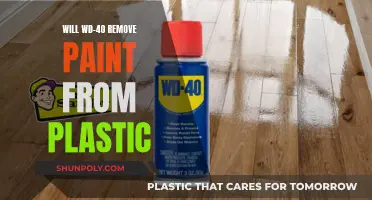 Use WD-40 to Remove Paint from Plastic?