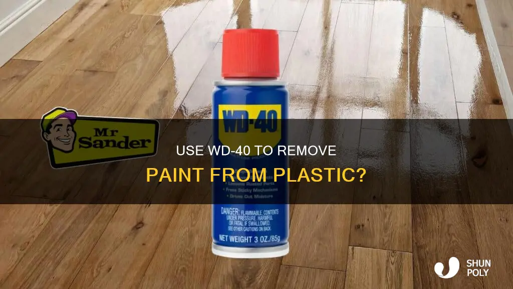 will wd-40 remove paint from plastic