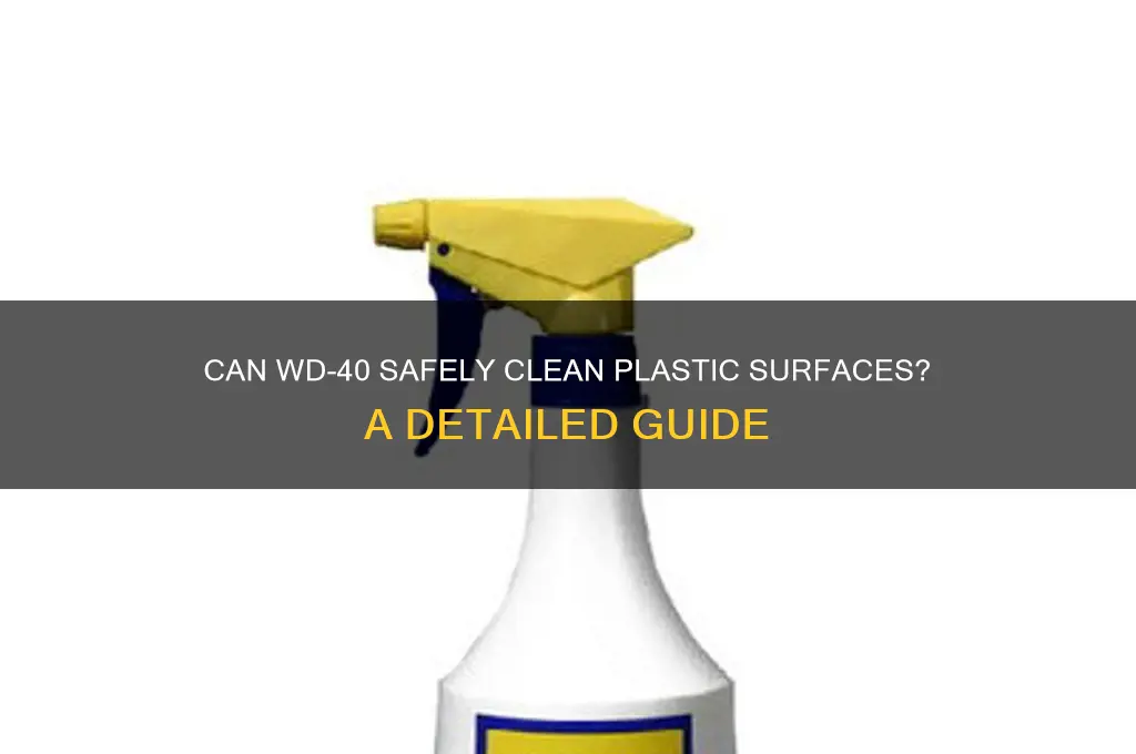 will wd40 clean plastic
