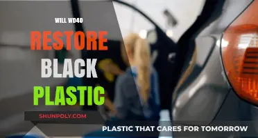 Reviving Black Plastic: The Surprising Uses of WD-40