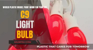 Can You Paint C9 Bulbs with Plastic Model Paint?