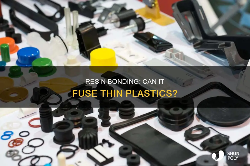 would resin bond together thin plastics