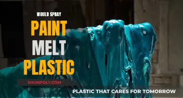 Spray Paint's Impact: Can It Melt Plastic?